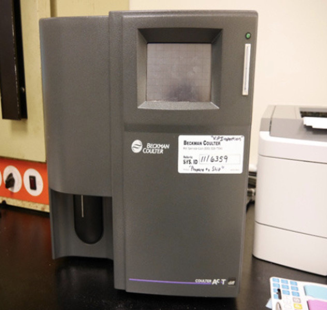 <p>Measures hemoglobin as well as the white cell count, red cell count, hematocrit, and red cell indices.</p>