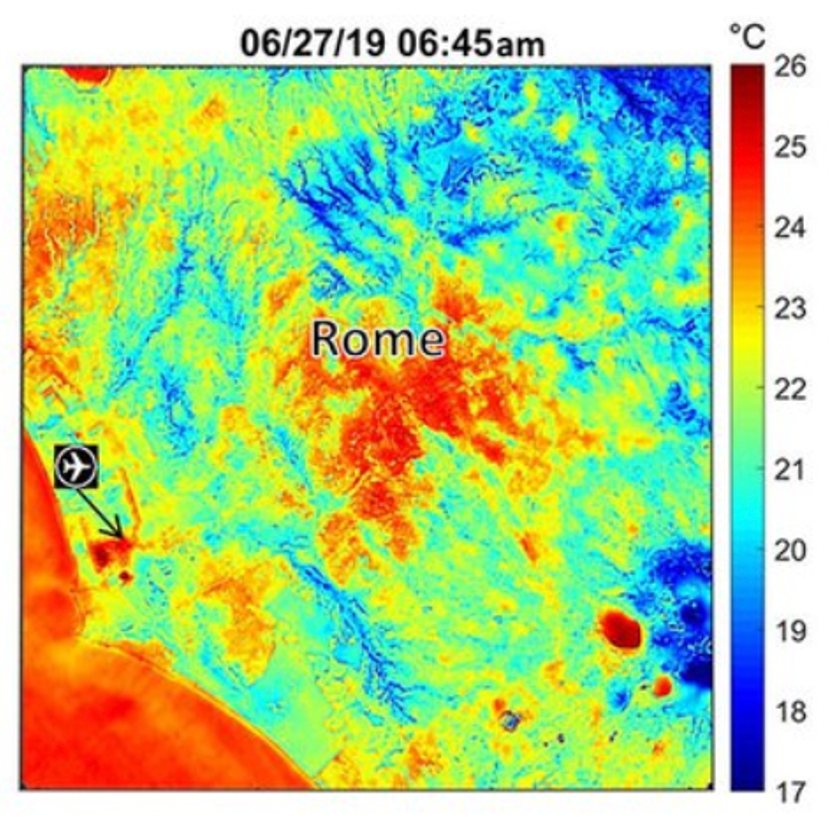 <p>the concentration of buildings can raise the temperature in the core of a city (6.4)</p>