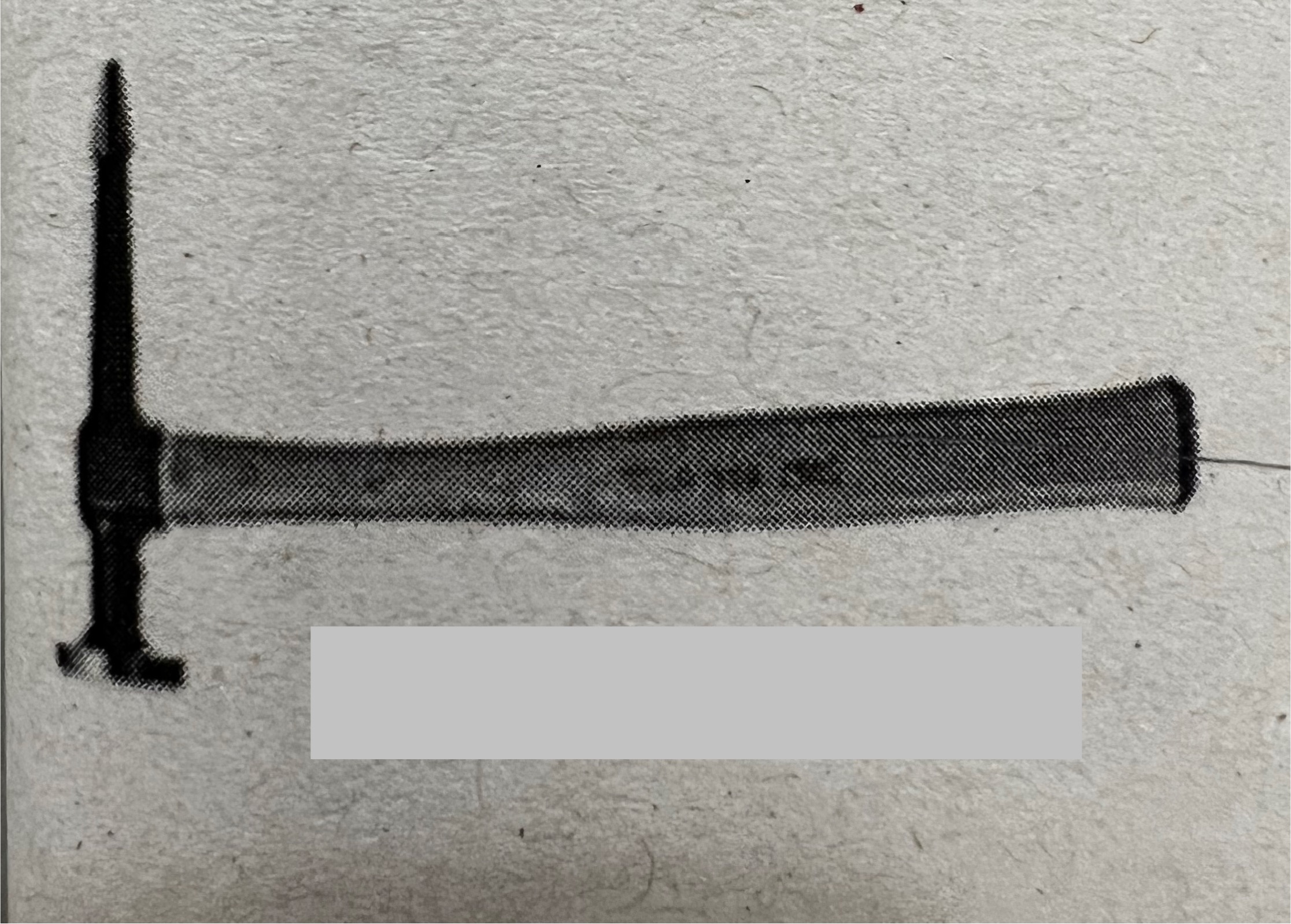 <p>Used along with a small curved anvil called a dolly to remove dents from car panels.</p>