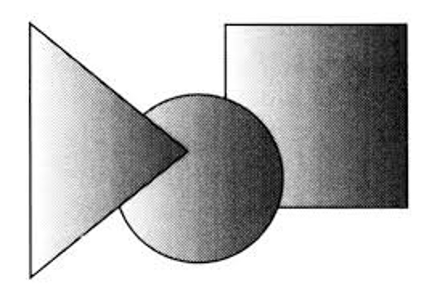 <p>depth cue involves one object partially covering up another object</p>