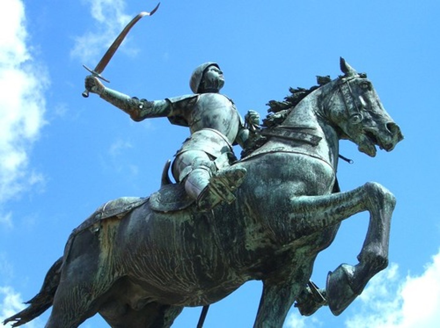<p>French heroine and military leader inspired by religious visions to organize French resistance to the English in the 100 Years War and to have Charles VII crowned king,</p>