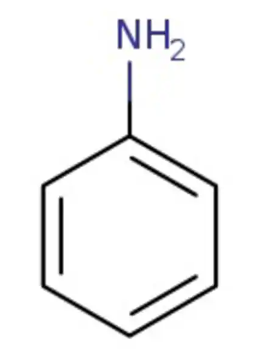 <p>Benzene ring bonded with NH2.</p>