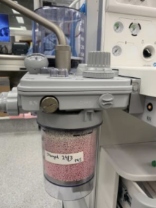 <p>name this component and which breathing system it belongs to</p>