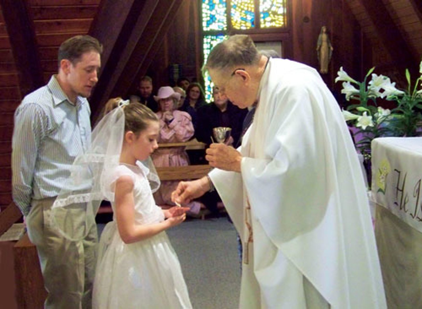 <p>first communion</p>