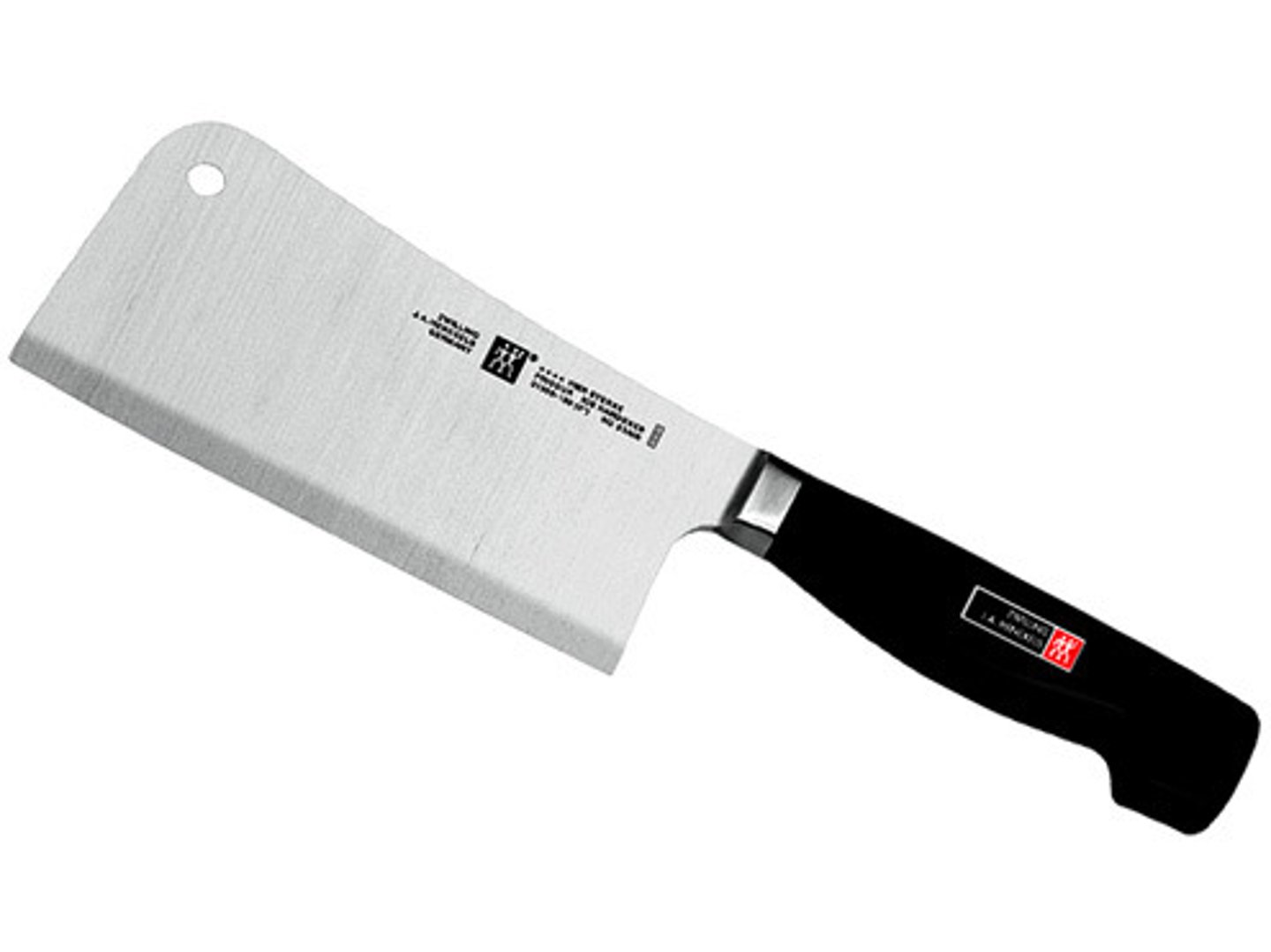 <p>A heavy, rectangular knife used to chop all kinds of food, from vegetables to meat. It is also able to cut through bones.</p>