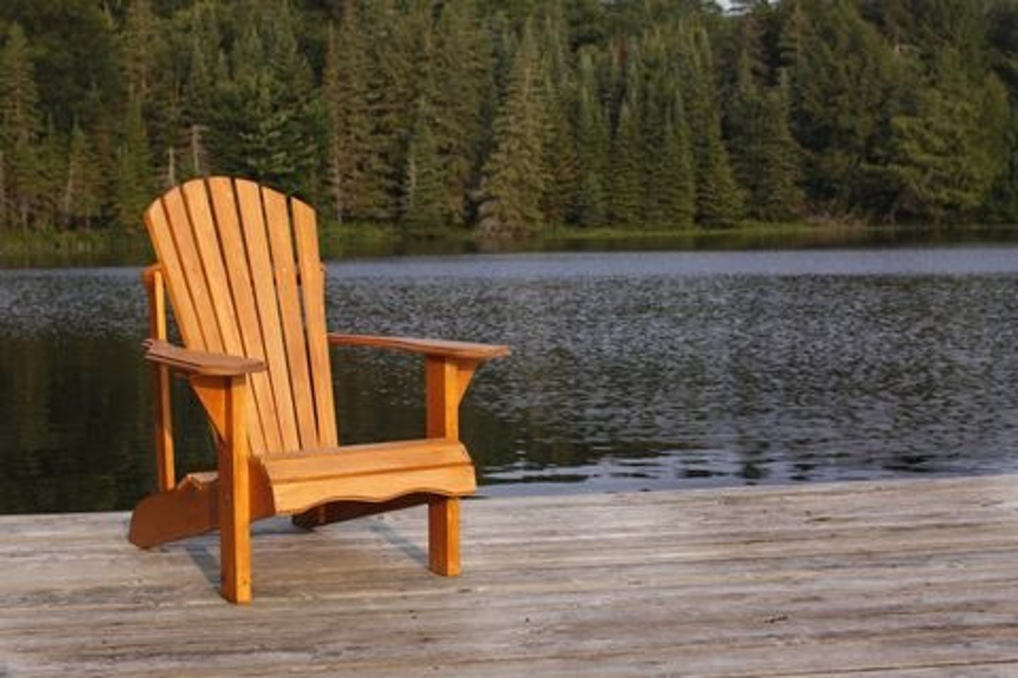 <p>A signature of American vacation homes, the Adirondack chair traces its roots back to 1903 in Westport, New York, where Thomas Lee created a simple wood design sturdy enough to keep sitters upright on hilly terrain. Today, the classic wood model shares the market with injection-molded plastic versions.</p>