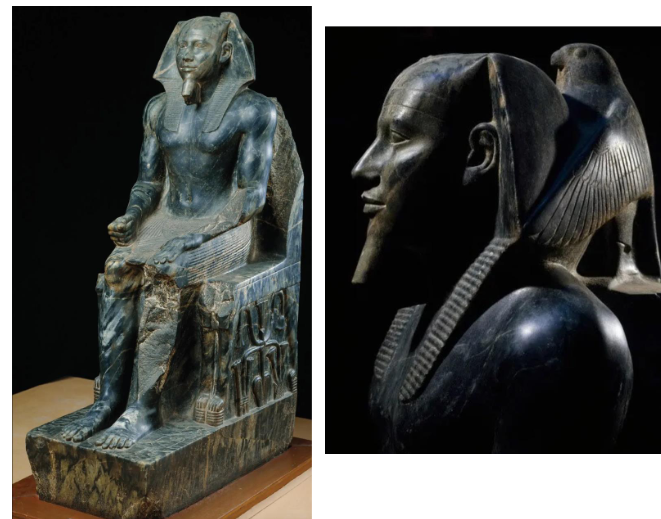 <p>Khafre as the enthroned King</p>