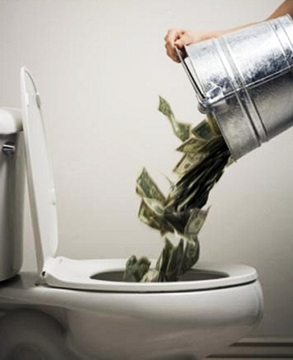 <p>to waste money or supplies, or to waste opportunities by not using them to your advantage (dissipate, misuse)</p>