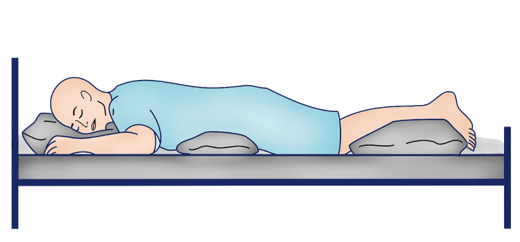 <p>prone</p>
