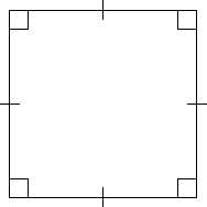 <p>A rectangle with all sides equal.</p>