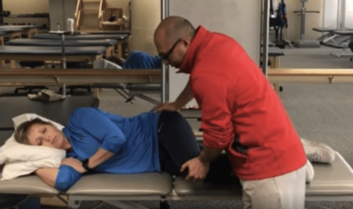 <p>purpose: test for piriformis syndrome</p><p>procedure:</p><p>- patient sidelying with test hip flexed to 60 degrees and knee flexed</p><p>- examiner stabilizes the pelvis with one hand and applies a downward pressure to the lateral aspect of the knee with the other hand</p><p>- if there is no provocation of concordant pain/paresthesia or sciatica in that position, the examiner can have the patient perform resisted ER with the hip passively placed into IR</p><p>positive finding: concordant pain/paresthesia in the buttocks and/or sciatica</p>