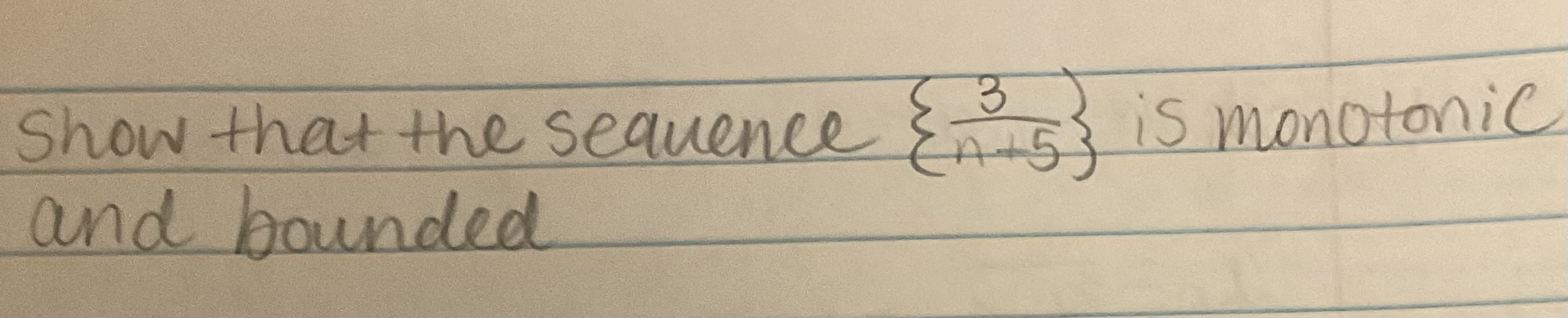 <p>Determine if the sequence is convergent or divergent</p>