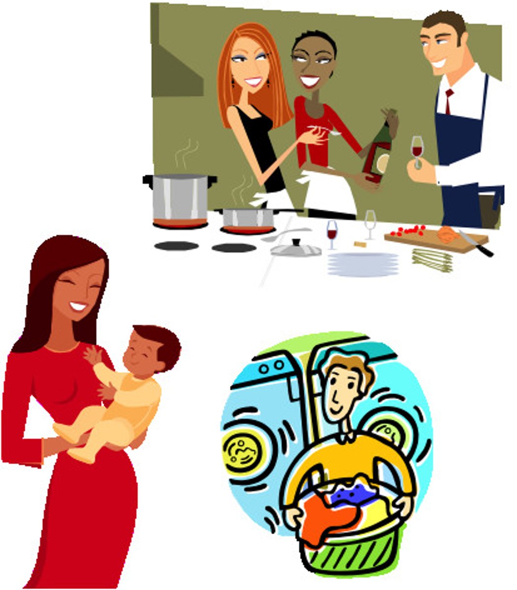 <p>housekeeper, homemaker, stay-at-home mom</p>