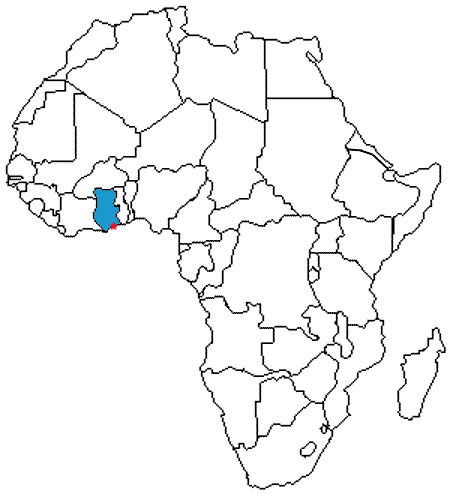 a republic in West Africa on the Gulf of Guinea. First known kingdom in sub-Saharan West Africa between the sixth and thirteenth centuries C.E. Once know as the Gold Coast