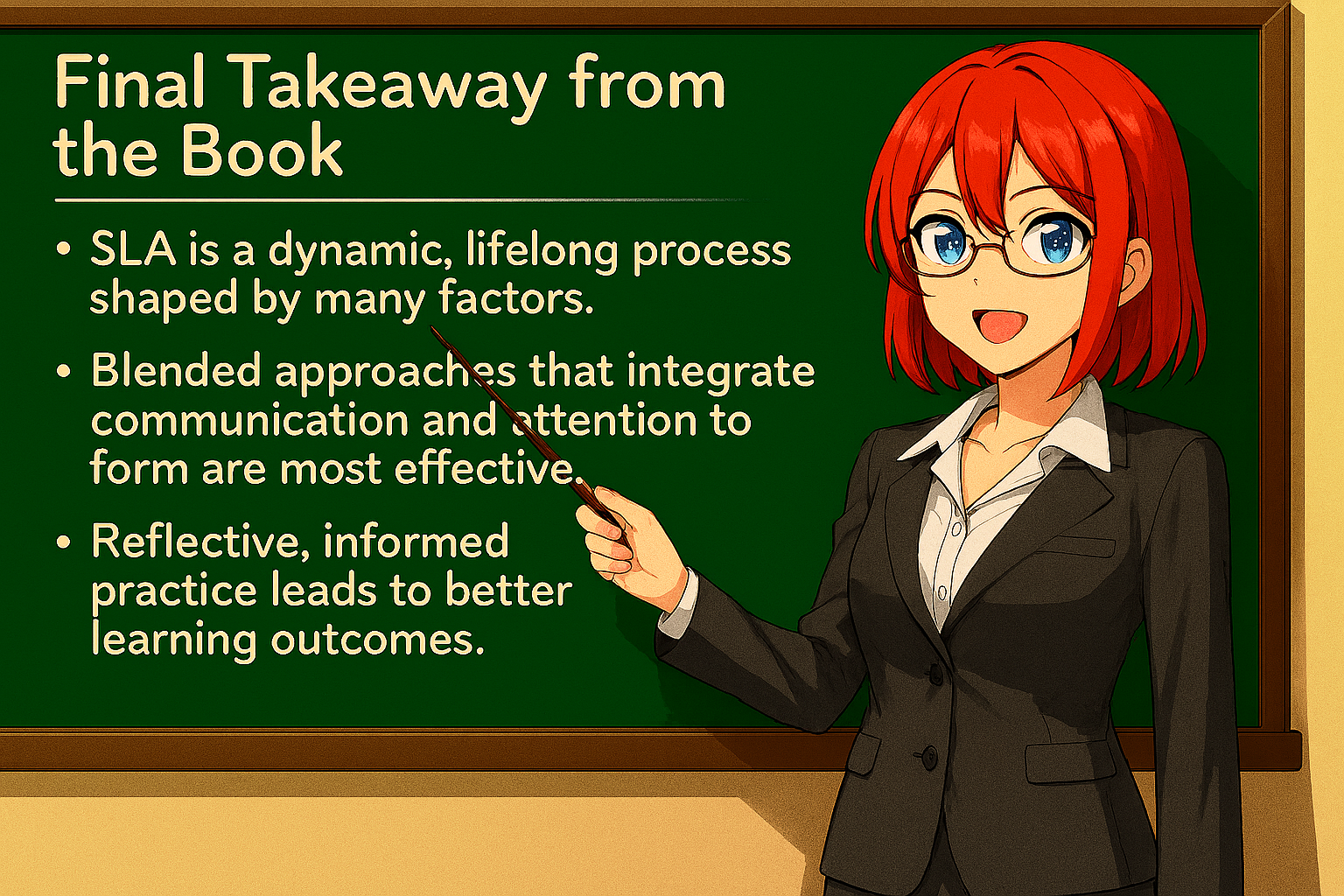 <p>Final Takeaway from the Book</p>