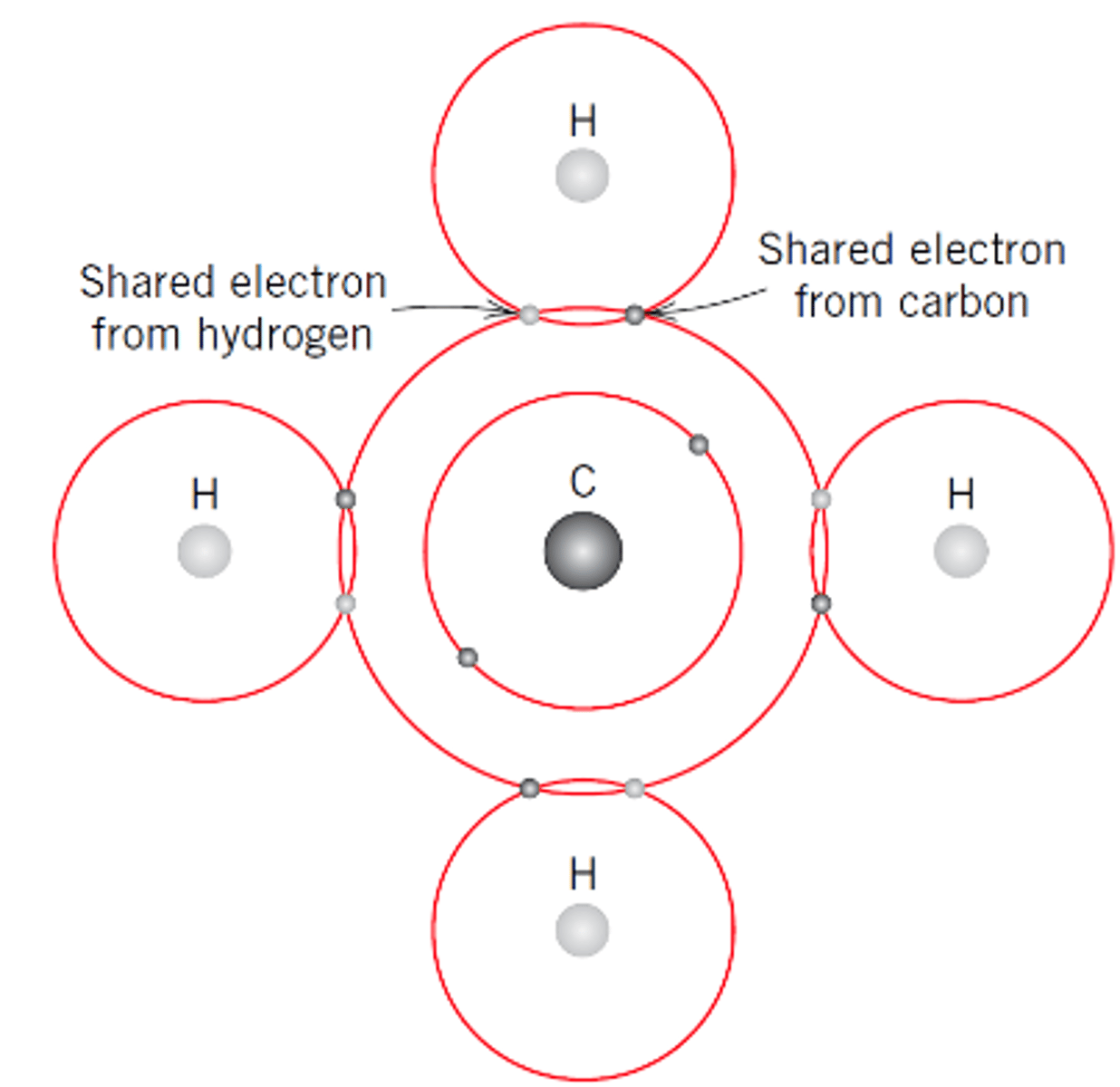 <p>Electrons are shared between atoms and firmly localised between them</p>