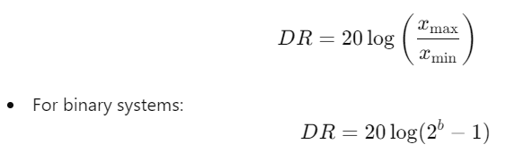 <p>The ratio between the largest and smallest value that the analog-to-digital converter (ADC) can reliably measure.</p>