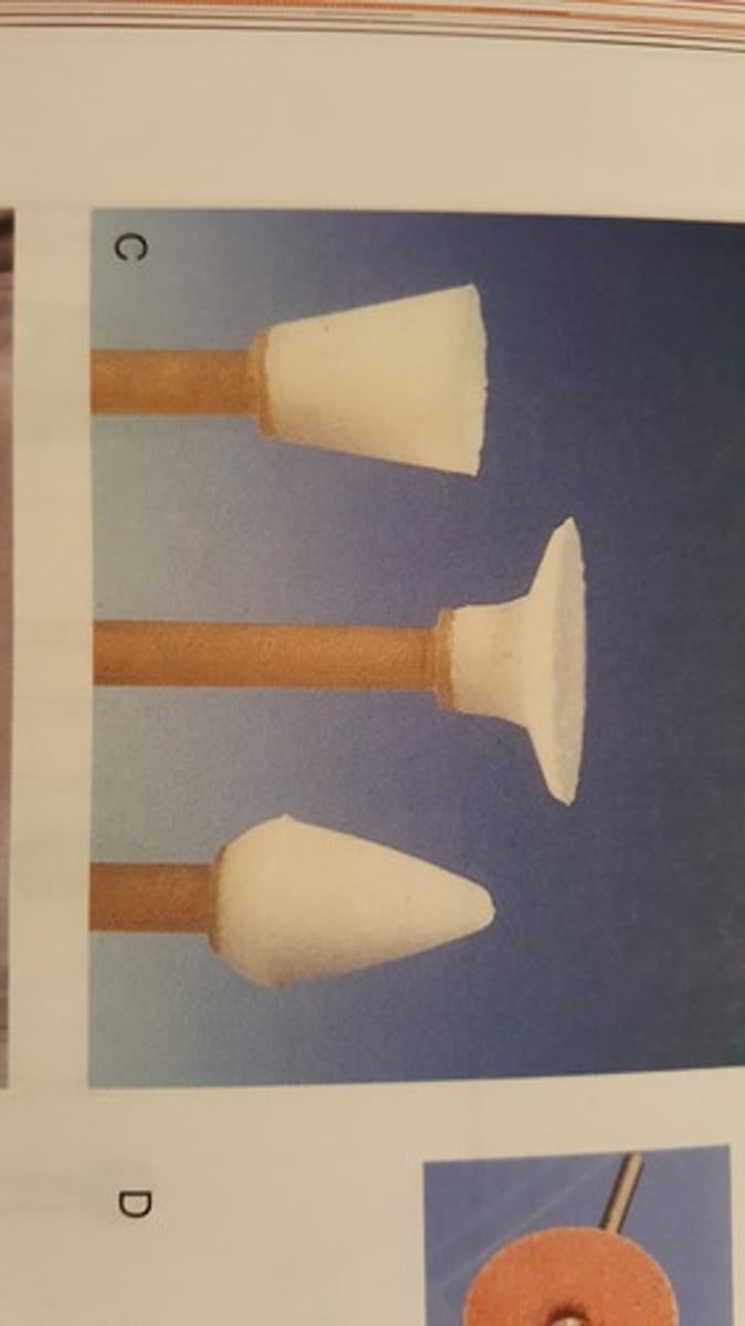 <p>more uneven end and usually only used once so attached to plastic end</p>