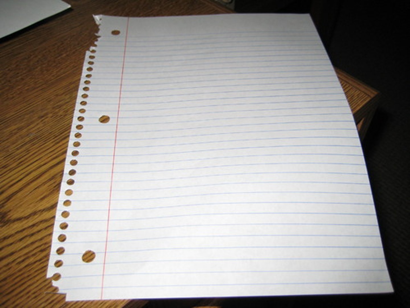 <p>piece of paper</p>