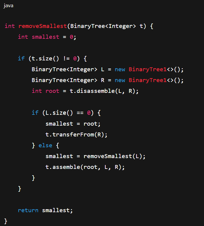 <p>located in the left most side of the tree </p>