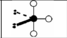 <ul><li><p>AX<sub>3</sub>E<sub>2</sub></p></li><li><p>trigonal bipyramidal: <strong>t-shaped</strong></p></li><li><p>sp<sup>3</sup>d</p></li></ul><p></p>