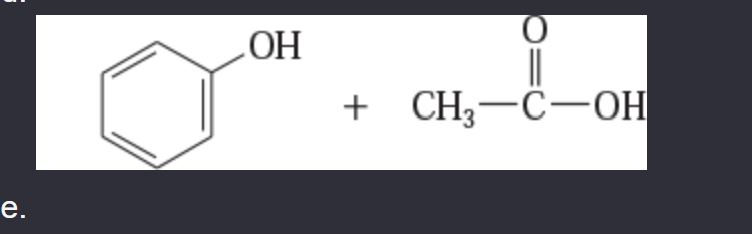 <p>11-44 Predict the esterification products of the following acid/alcohol pairs.</p>