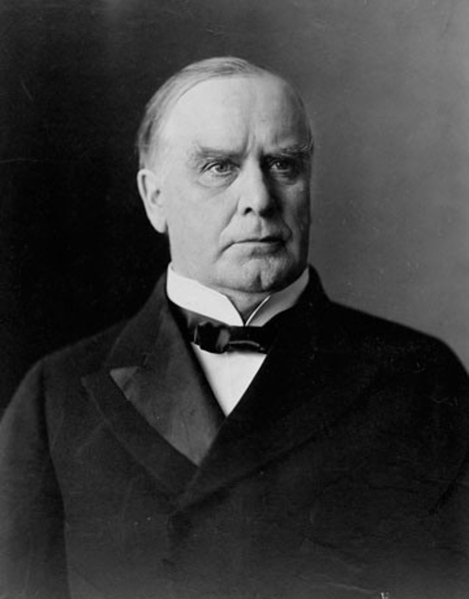 <p>William McKinley 1897-1901 (Republican)</p>