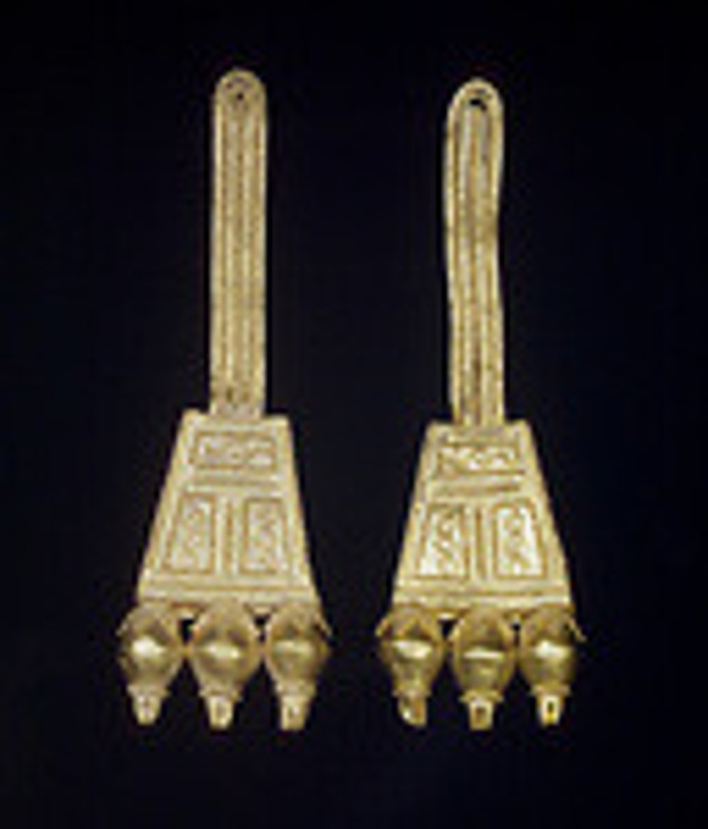 <p>Who: The jewelry was dedicated to Artemis, the goddess associated with the temple1.</p><p>What: The jewelry includes various items, many of which may be made of silver-gold alloy, electrum2. These were often used as offerings to Artemis1.</p><p>Where: The Temple of Artemis is located in Ephesus (near the modern town of Selçuk in present-day Turkey)1. The jewelry is likely housed in various museums around the world.</p><p>When: The temple and its treasures date back to ancient times, with the earliest version of the temple antedating the Ionic immigration by many years1.</p><p>Why it's interesting and important: The jewelry from the Temple of Artemis provides valuable insights into the religious practices and beliefs of ancient Greece. They often depict warriors, charioteers and, of course, athletes such as the mid-6th century BC statuette of a discus thrower or the early-5th century statuette of a runner1.</p>