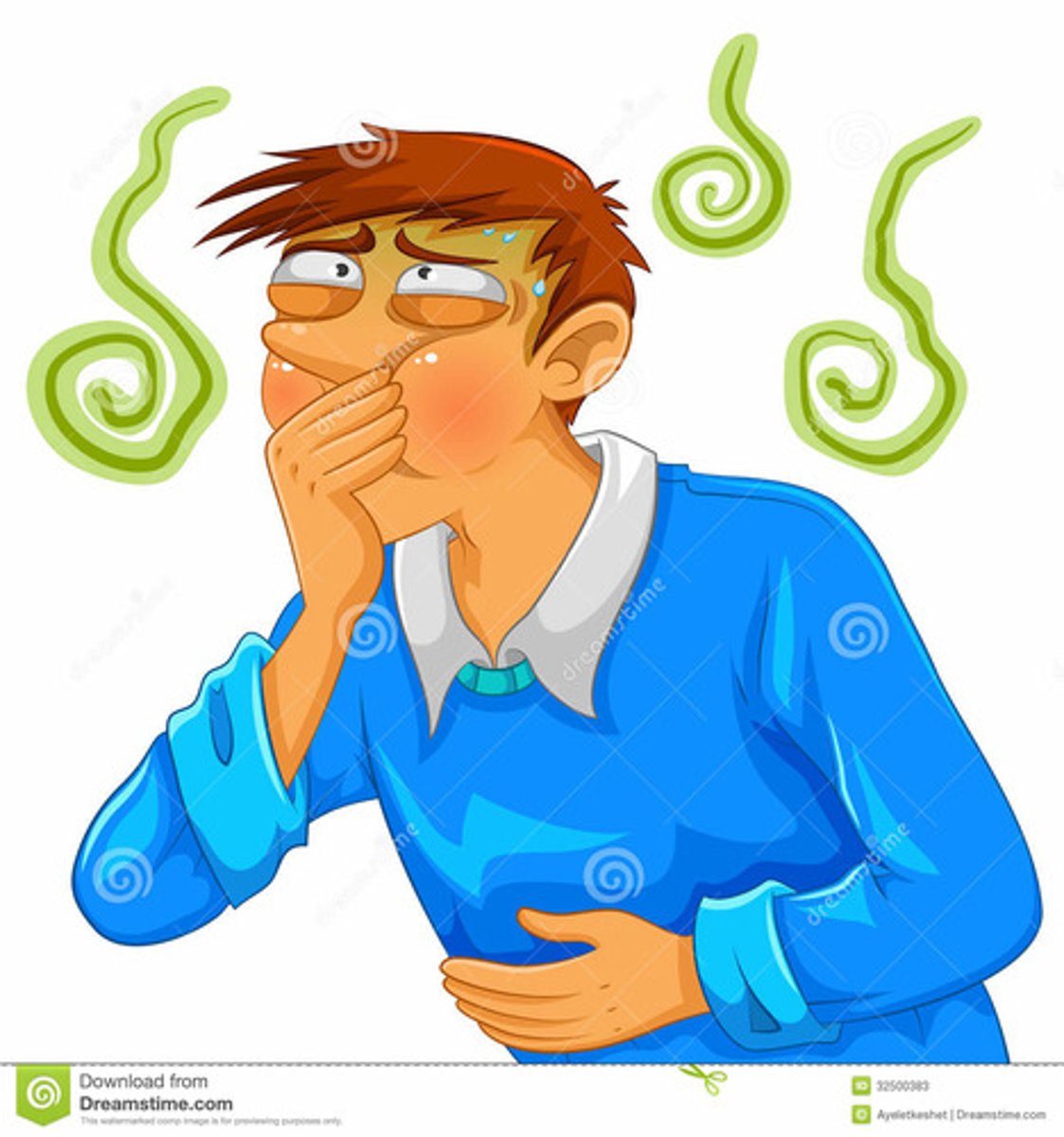<p>I feel sick / nauseous.</p>