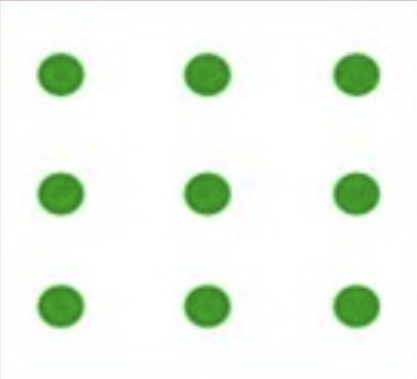 <p>members of population uniformly spaced throughout geographic region, often result of competition for resources in ecosystem </p>