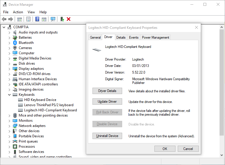 <p><strong>Device Manager (devmgmt.msc)</strong></p>