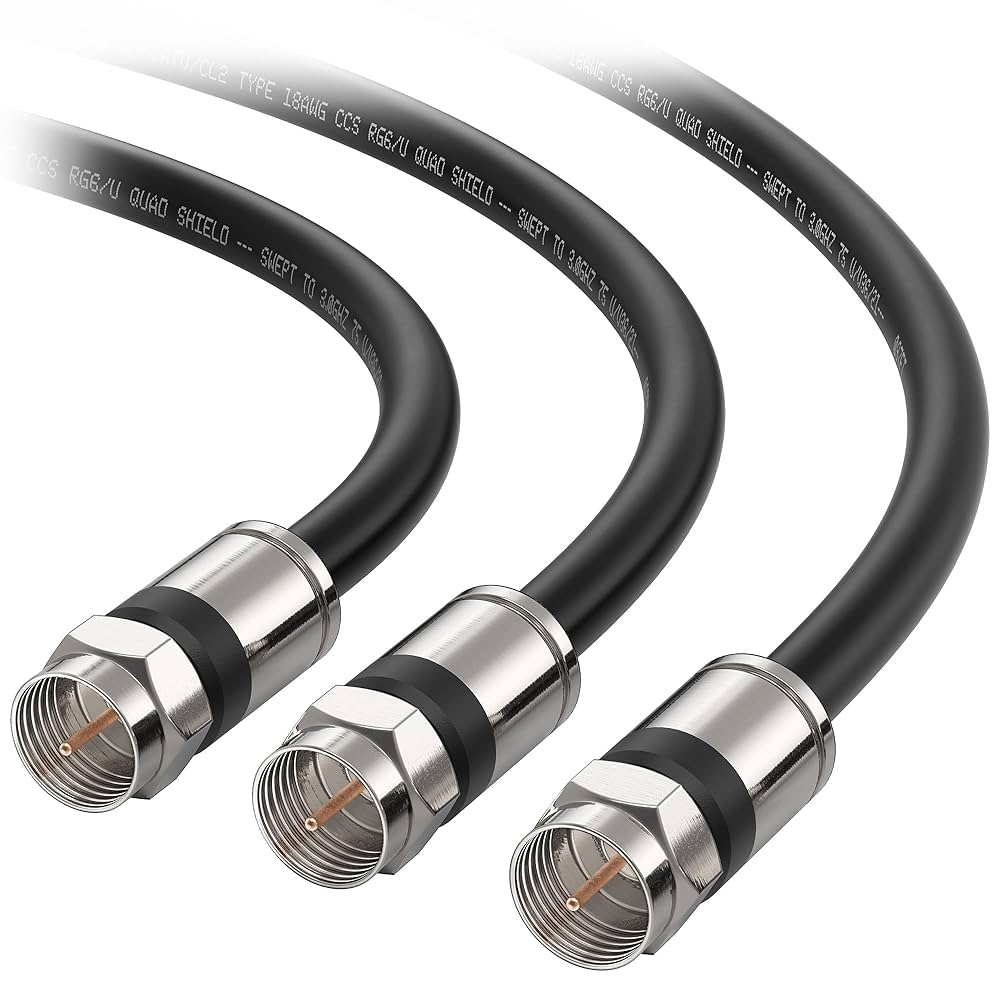 <p><span>A cable with two or more forms sharing a common axis, consisting of an inner conductor and an outer shield. Commonly used for television and high-speed internet.</span></p>
