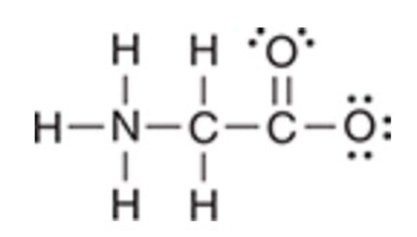 <p>The following structure has been drawn without formal charges. Which statement describes the missing formal charge(s)?</p><p>This structure has one positive charge and one negative charge.</p><p>This structure has one positive charge but no negative charges.</p><p>This structure has one negative charge but no positive charges.</p><p>This structure has no formal charges.</p>