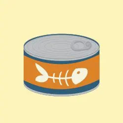 <p>canned food</p>