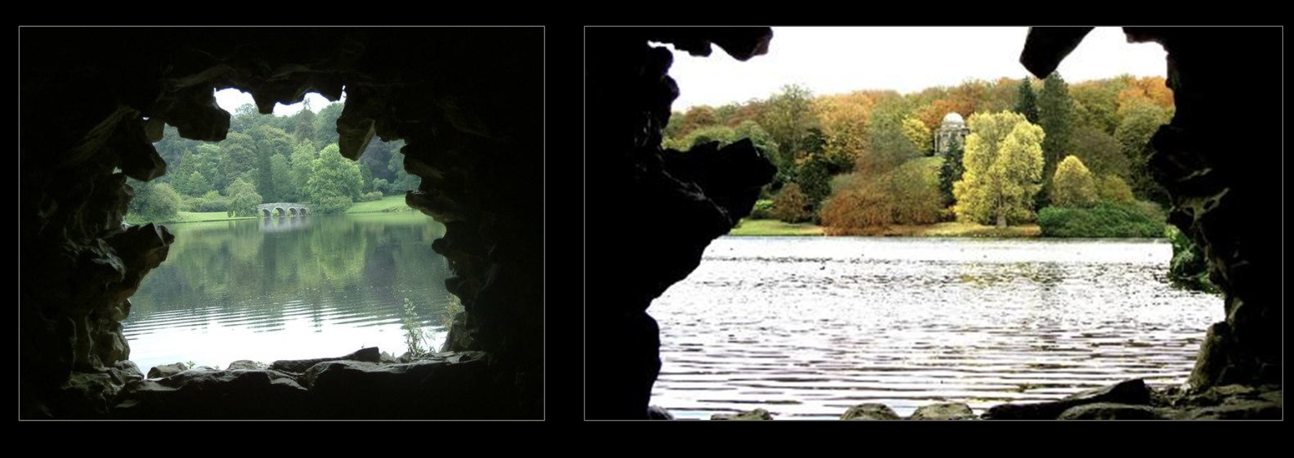 <p>Grotto from The Park at Stourhead - <span>Henry Fitcroft and Henry Hoare II - 1743</span></p>