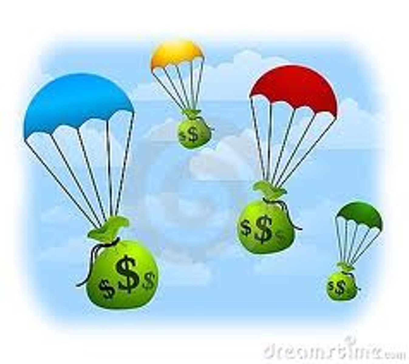 <p>to unexpectedly receive a large amount of money or an unforeseen advantage</p>