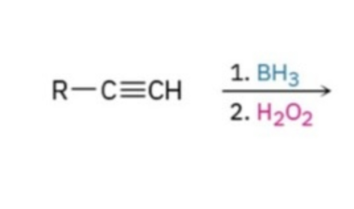 <p>Hydroboration - oxidation</p>