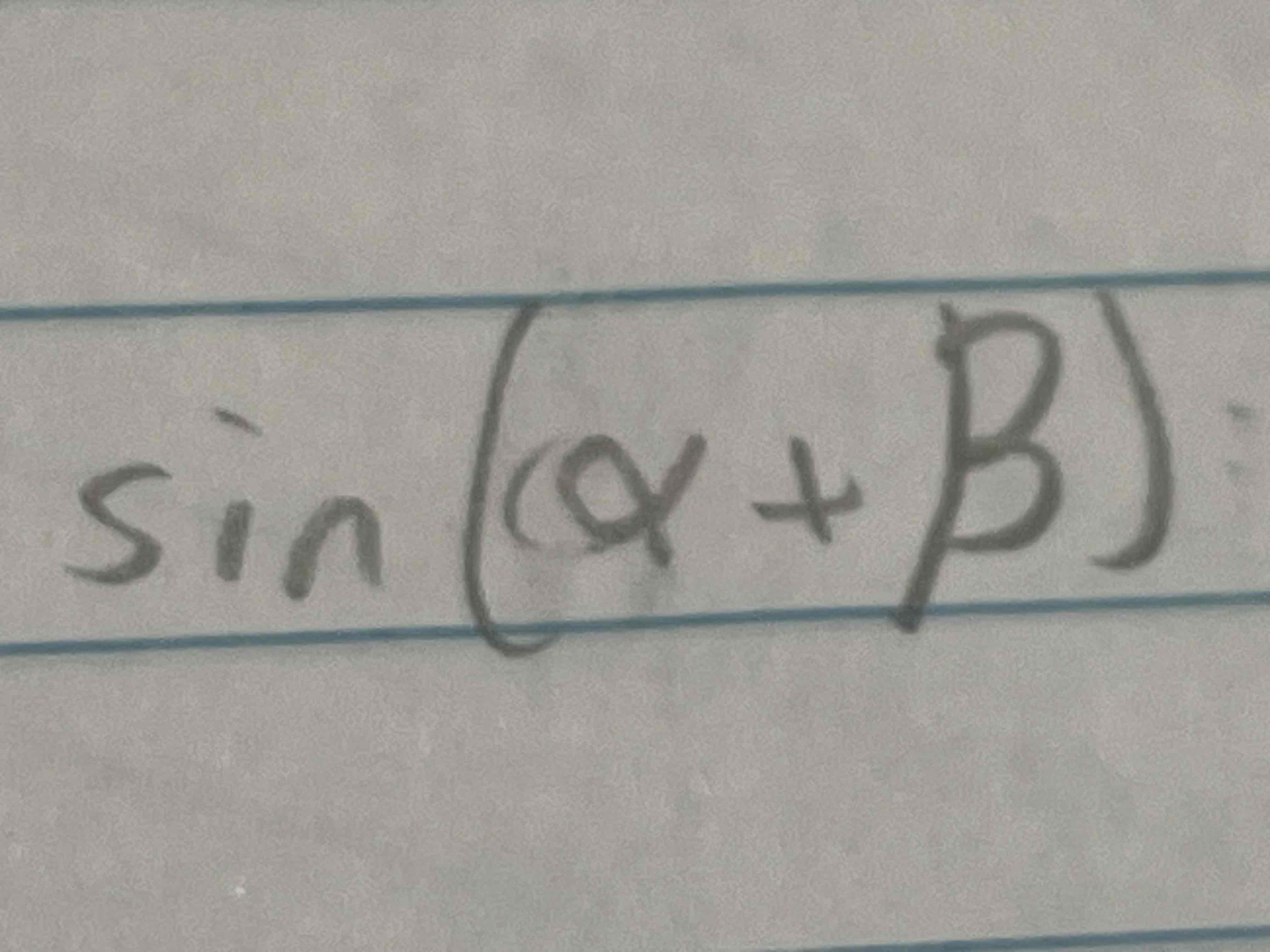 <p>Angle Sum Identity</p>