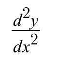 <p>Second Derivative of Parametric Equation (expanded Leibniz form) </p>