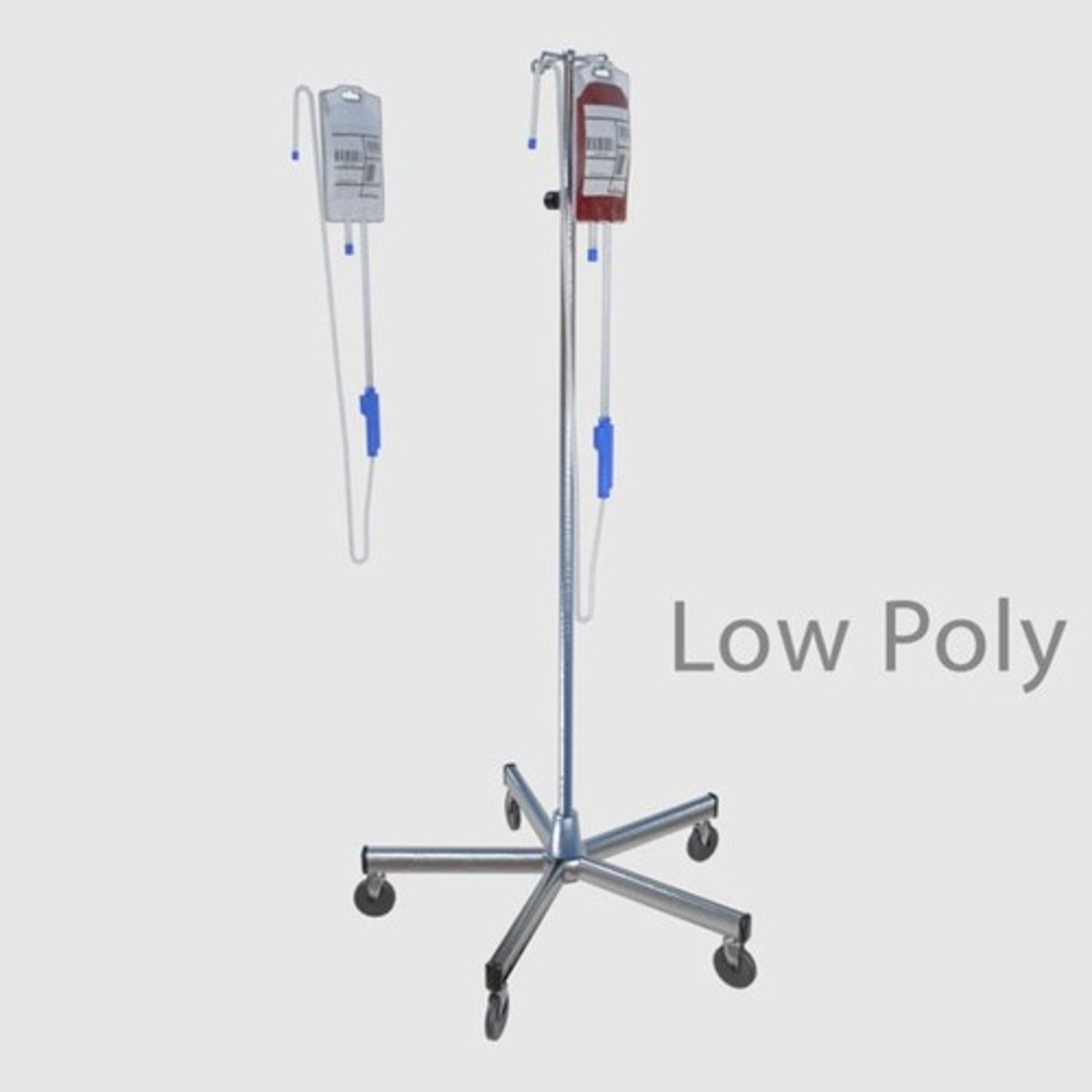 <p>Cây treo dịch truyền - giữ túi truyền ở vị trí cao. (Hang the IV bag on the drip stand - Treo túi truyền lên cây treo dịch.)</p>