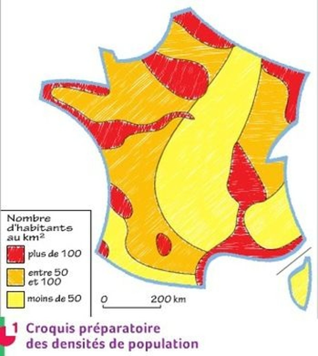 <p>En altitude, diagonale des faible densités, Corse</p>