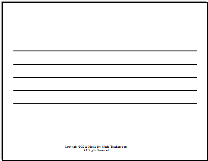 <p>music lines (5) in descending order</p>