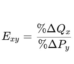<p>Formula for which elasticity </p>