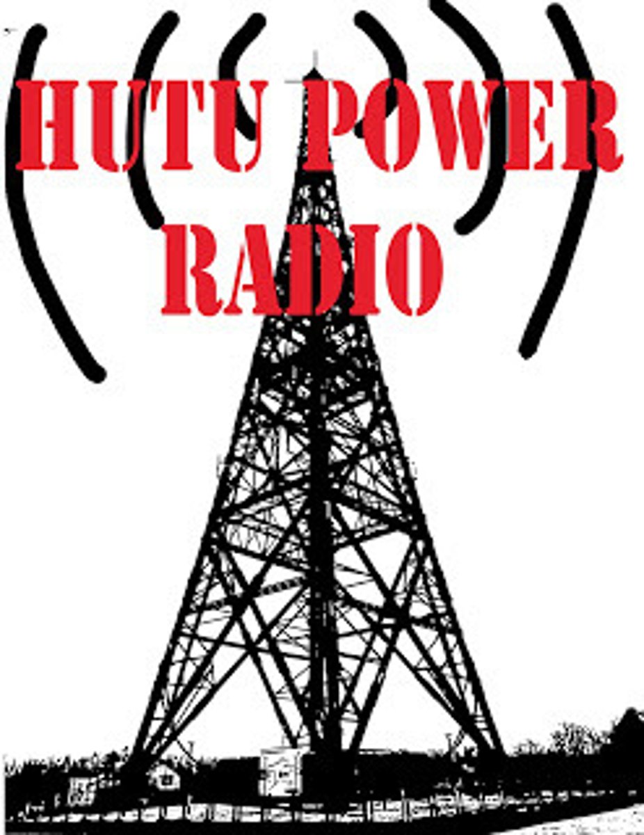 <p>Hutu power media that inspired and guided the genocide. The US could've blocked the transmission, but didn't want to violate international law</p>