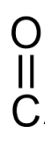 <p>carbon atom double-bonded to an oxygen atom</p>
