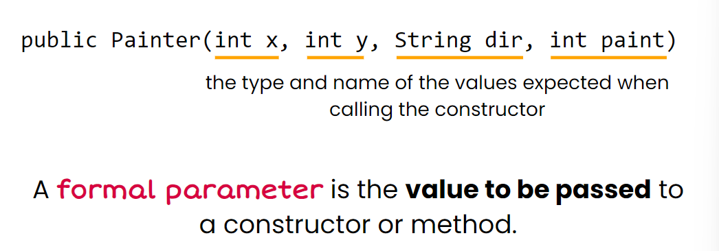 formal parameter