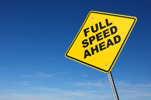 speed up