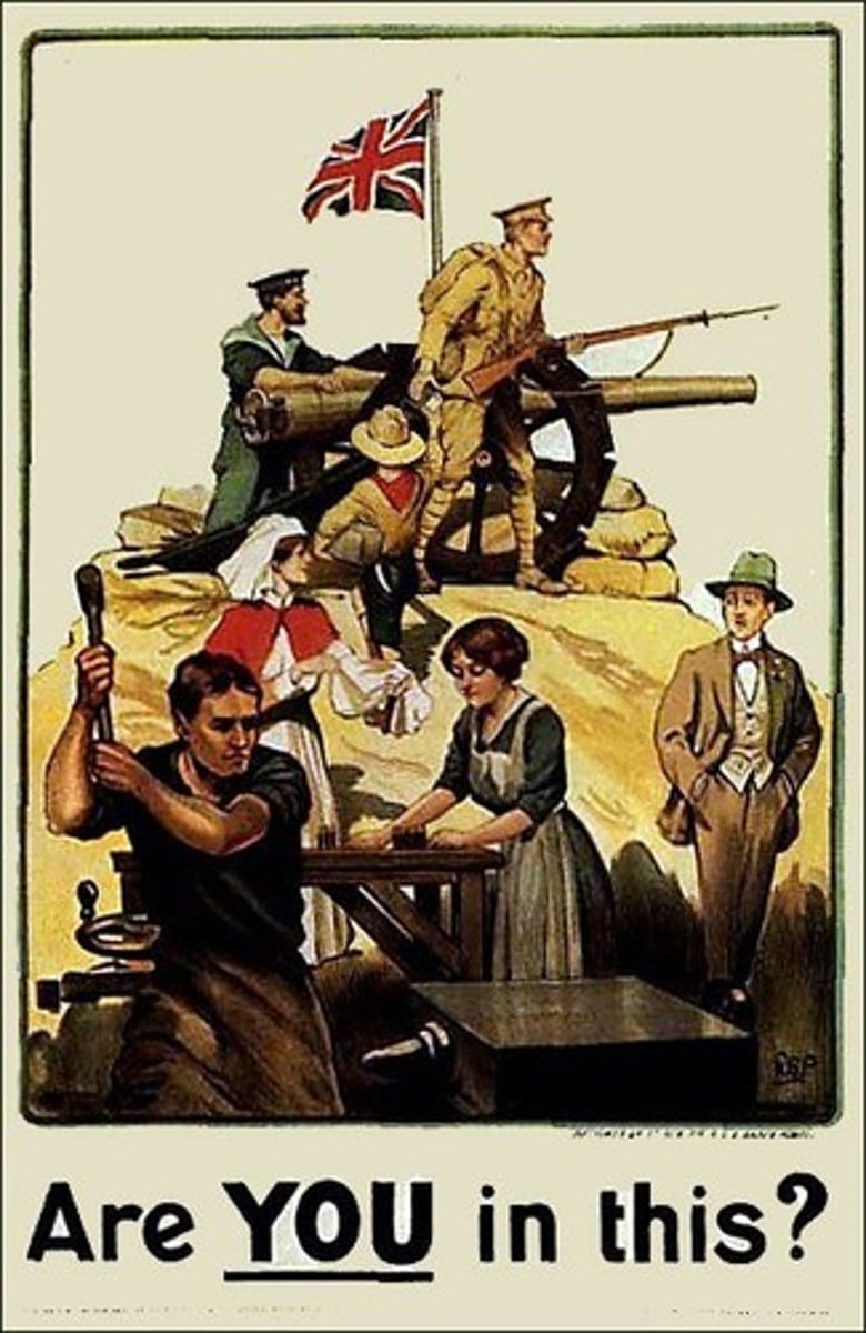<p>People were working in either factories to produce things like tanks or entering the military. Civilians were fair game to other nations fighting and they were the most targeted. (AP)</p>