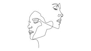 One continuous line drawing  