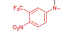 <ul><li><p>CF<sub>3</sub></p></li><li><p>aromatic ring</p></li><li><p>amide bond</p></li></ul><p></p>